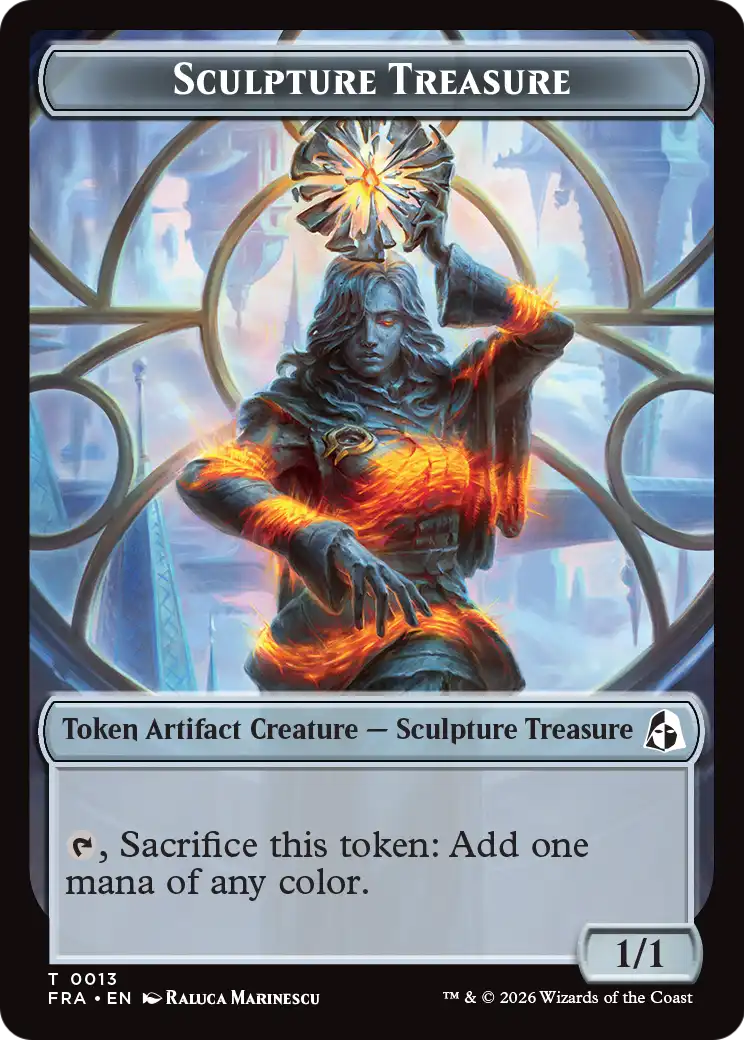 Sculpture Treasure // Beast Double-Sided Token [Reality Fracture Tokens] | The Time Vault CA