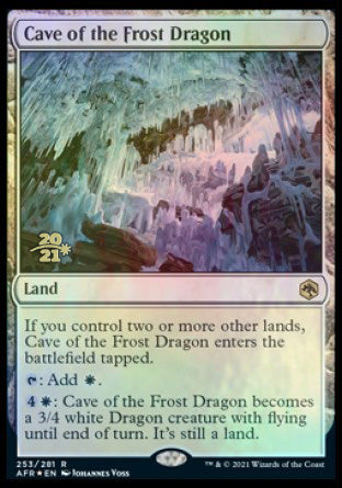 Cave of the Frost Dragon [Dungeons & Dragons: Adventures in the Forgotten Realms Prerelease Promos] | The Time Vault CA