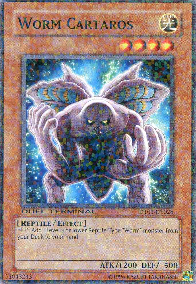 Worm Cartaros [DT01-EN028] Parallel Rare | The Time Vault CA