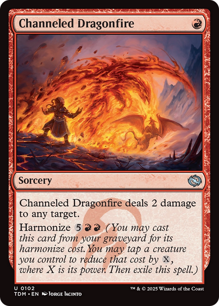 Channeled Dragonfire [Tarkir: Dragonstorm] | The Time Vault CA