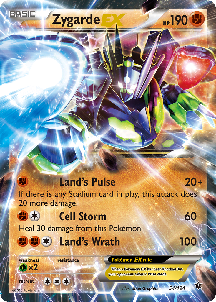 Zygarde EX (54/124) [XY: Fates Collide] | The Time Vault CA