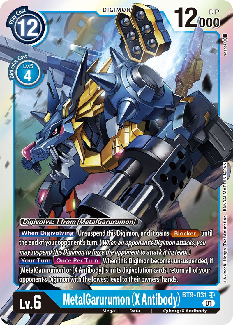 MetalGarurumon (X Antibody) [BT9-031] [X Record] | The Time Vault CA