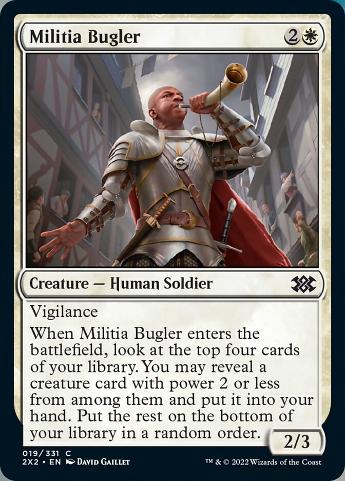 Militia Bugler [Double Masters 2022] | The Time Vault CA