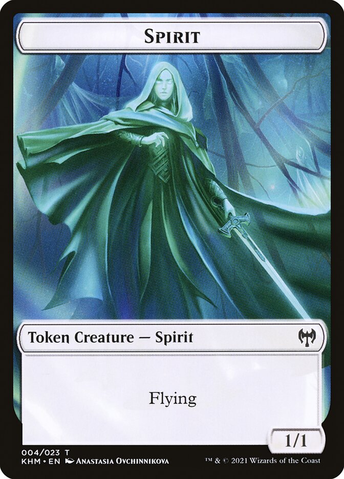 Treasure // Spirit Double-Sided Token [Kaldheim Tokens] | The Time Vault CA