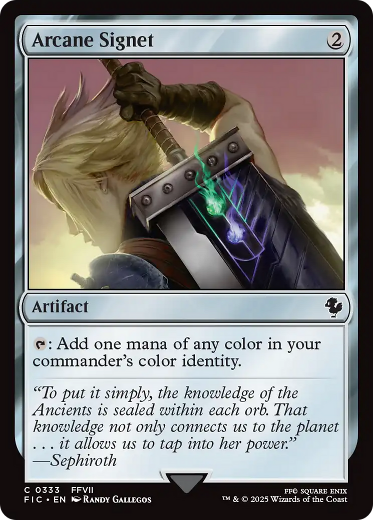 Arcane Signet (0333) [FINAL FANTASY Commander] | The Time Vault CA