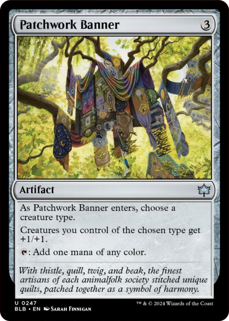 Patchwork Banner [Bloomburrow] | The Time Vault CA