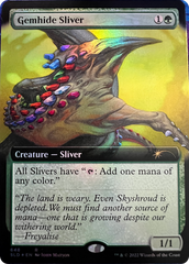 Gemhide Sliver (Extended Art) [Secret Lair Drop Series] | The Time Vault CA