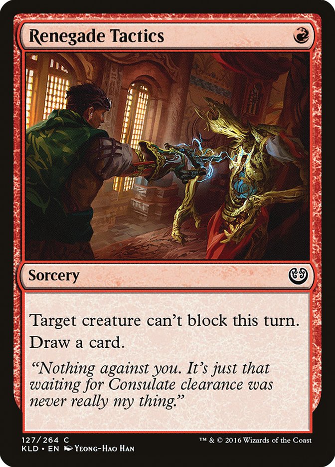 Renegade Tactics [Kaladesh] | The Time Vault CA
