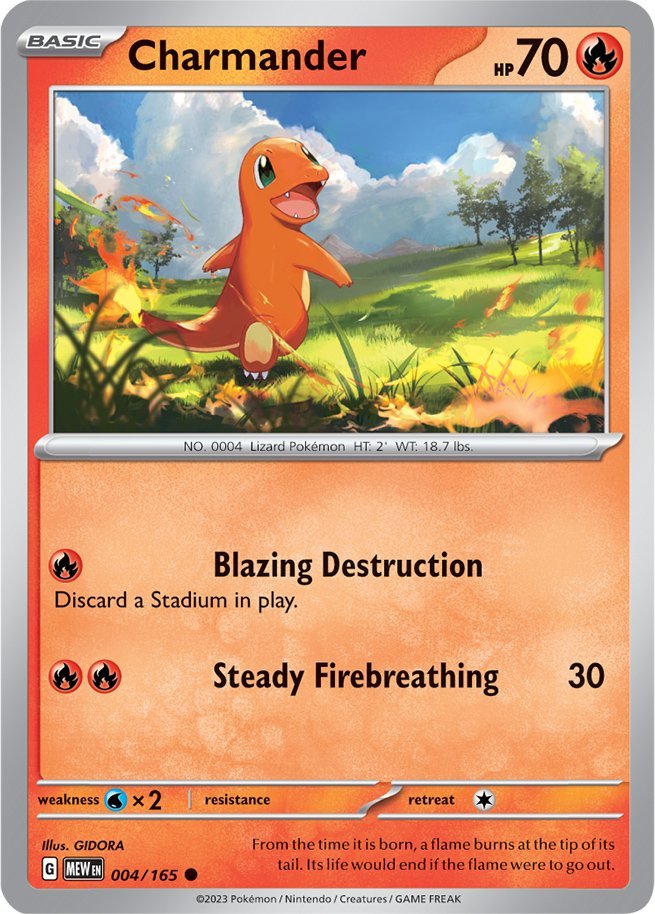 Charmander (004/165) [Scarlet & Violet 151] | The Time Vault CA