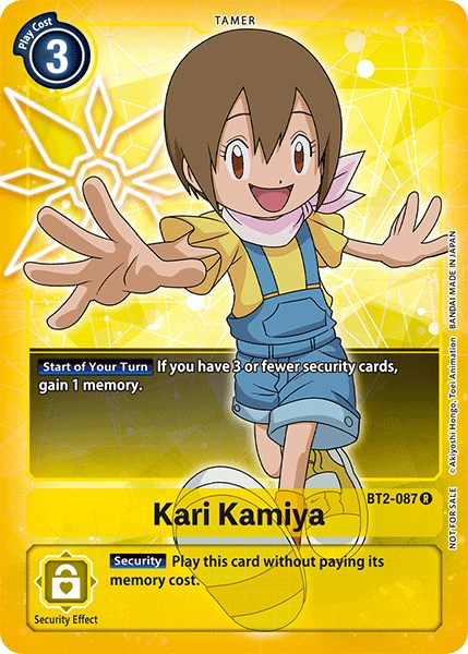 Kari Kamiya [BT2-087] (Official Tournament Pack Vol.3) [Release Special Booster Promos] | The Time Vault CA