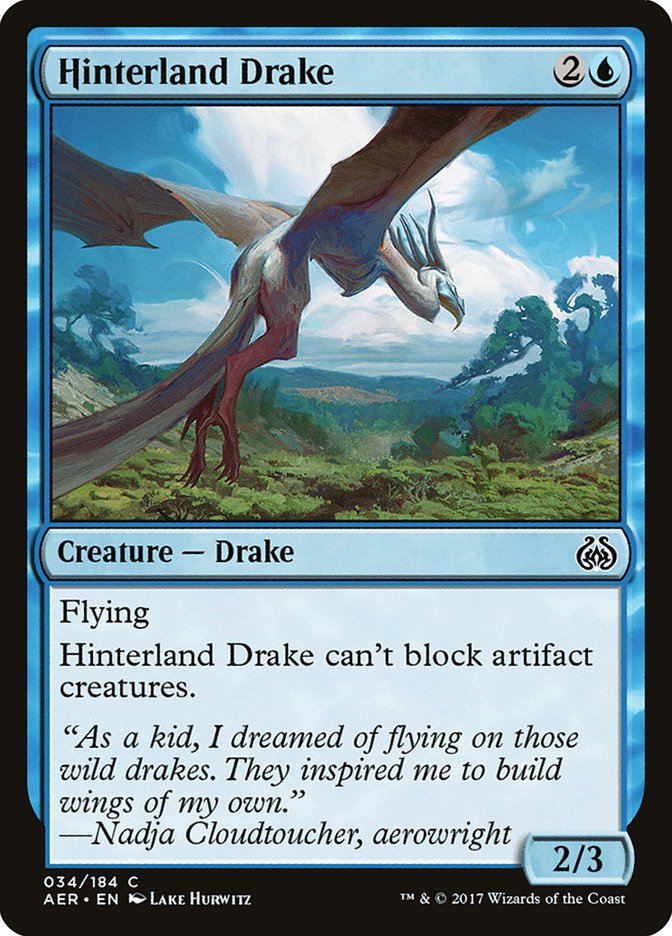Hinterland Drake [Aether Revolt] | The Time Vault CA