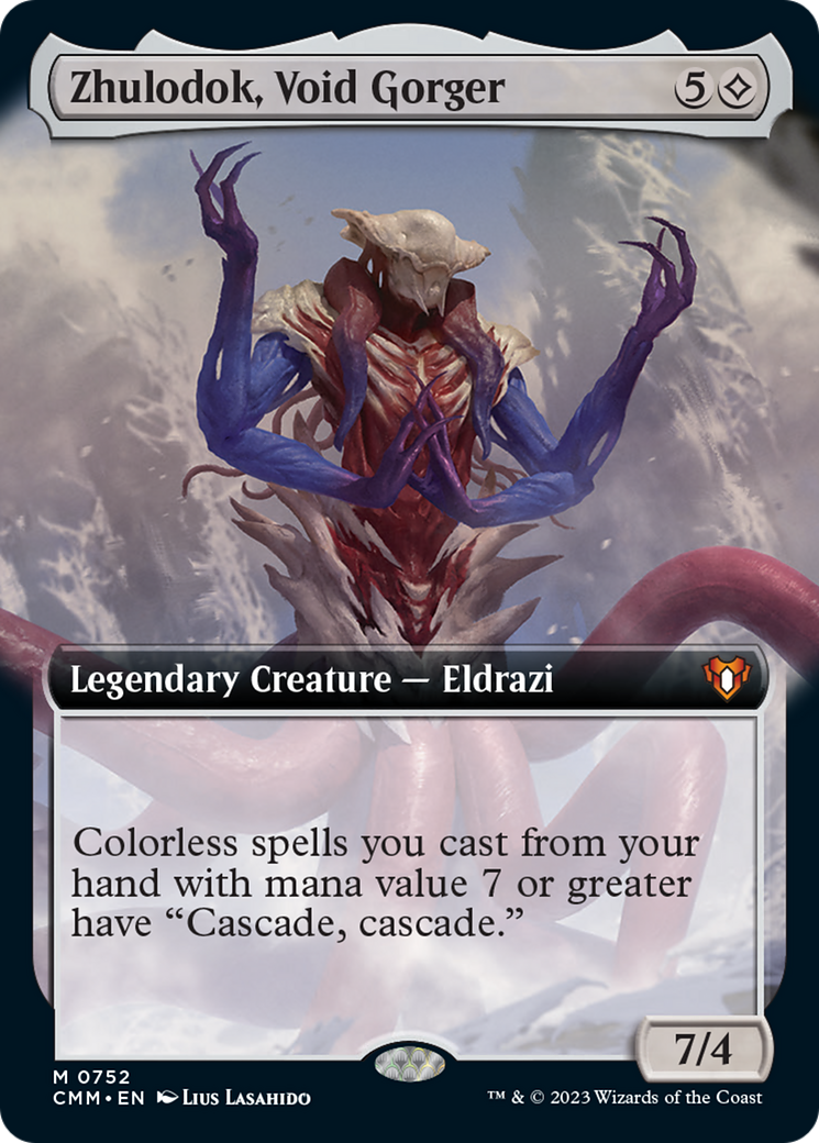 Zhulodok, Void Gorger (Extended Art) [Commander Masters] | The Time Vault CA