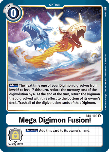 Mega Digimon Fusion! [BT5-109] [Battle of Omni] | The Time Vault CA