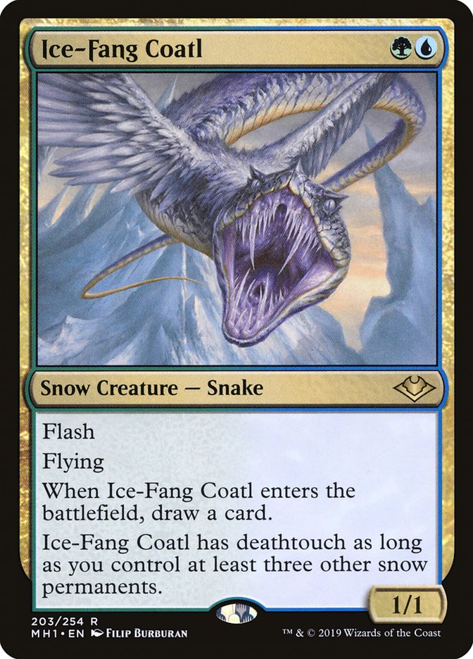 Ice-Fang Coatl [Modern Horizons] | The Time Vault CA