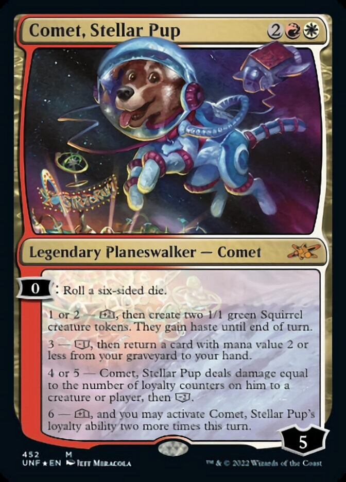 Comet, Stellar Pup (Galaxy Foil) [Unfinity] | The Time Vault CA