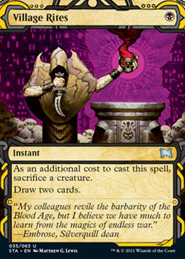 Village Rites (Foil Etched) [Strixhaven: Mystical Archive] | The Time Vault CA