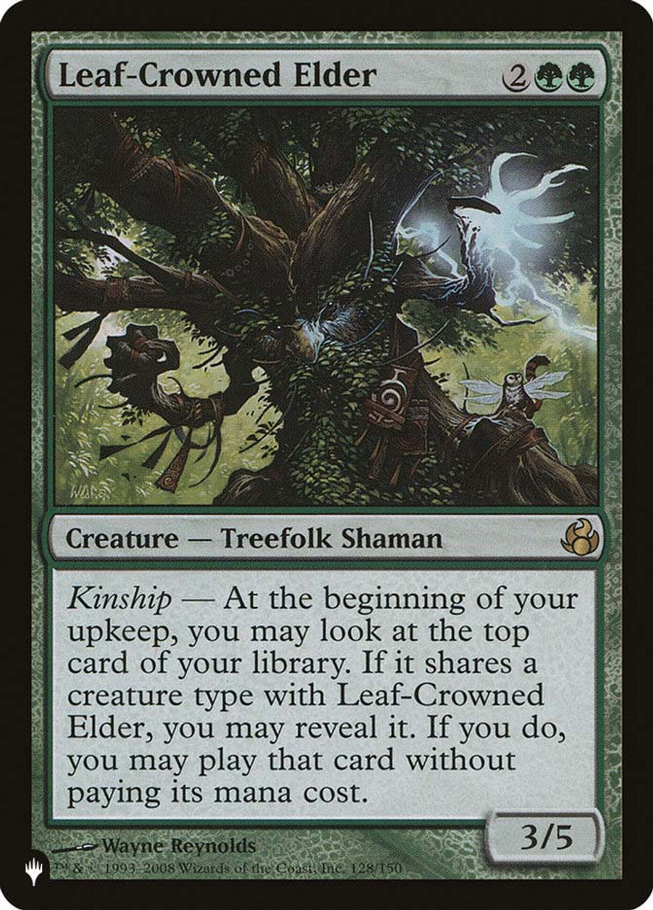 Leaf-Crowned Elder [The List] | The Time Vault CA