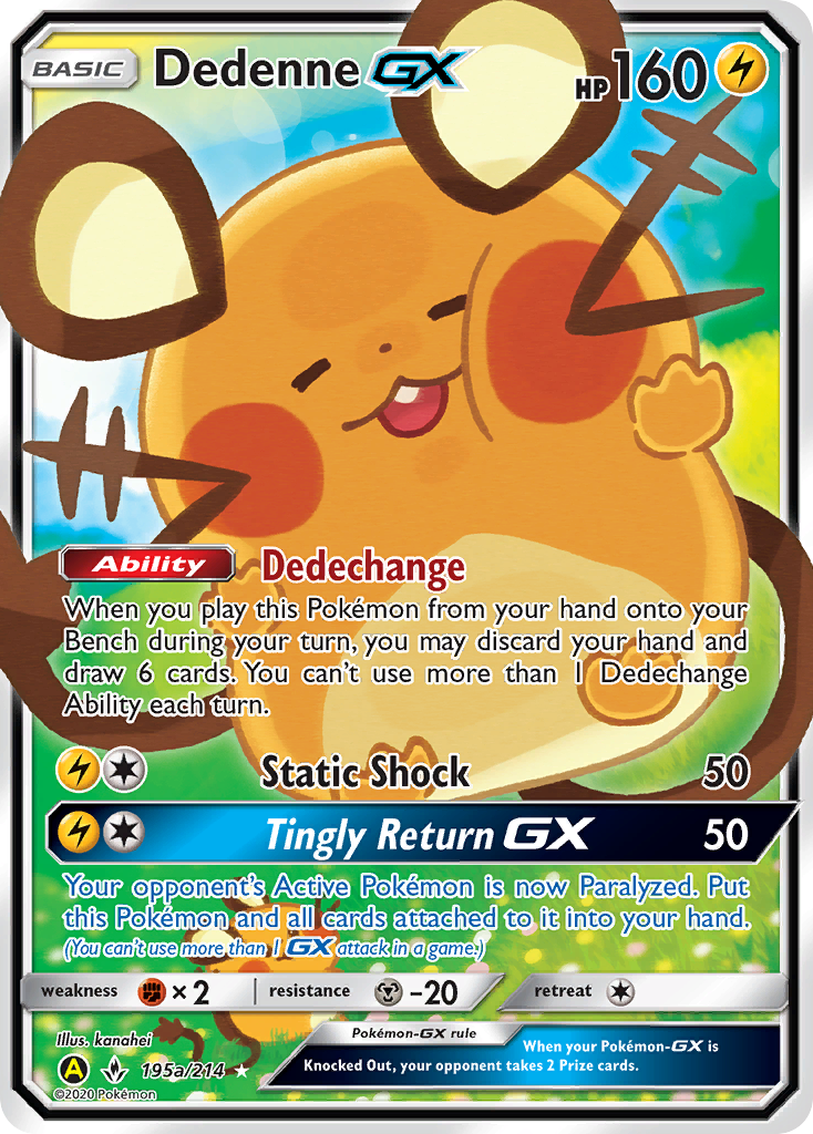 Dedenne GX (195a/214) [Alternate Art Promos] | The Time Vault CA