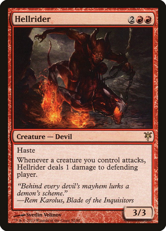 Hellrider [Duel Decks: Sorin vs. Tibalt] | The Time Vault CA