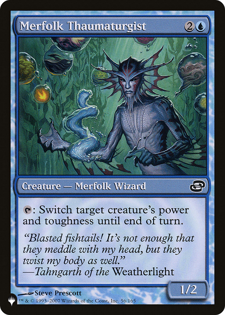 Merfolk Thaumaturgist [The List] | The Time Vault CA