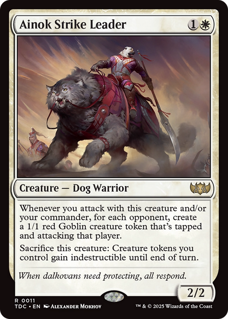 Ainok Strike Leader [Tarkir: Dragonstorm Commander] | The Time Vault CA