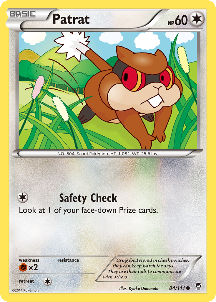Patrat (84/111) [XY: Furious Fists] | The Time Vault CA