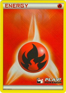 Fire Energy (2011 Play Pokemon Promo) [League & Championship Cards] | The Time Vault CA