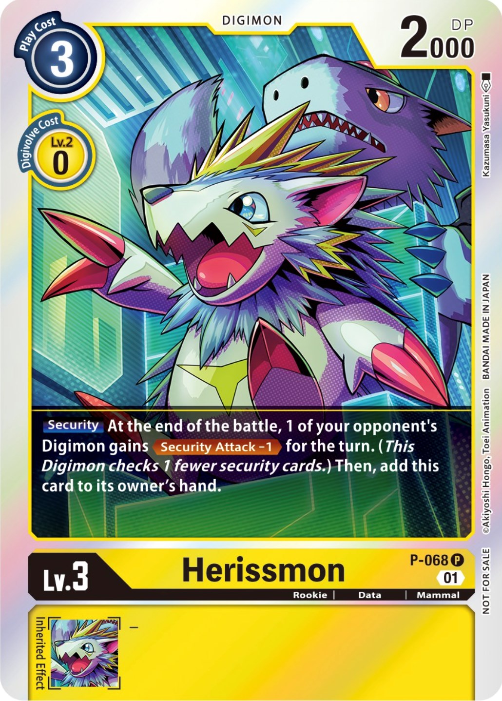 Herissmon [P-068] (Limited Card Pack) [Promotional Cards] | The Time Vault CA