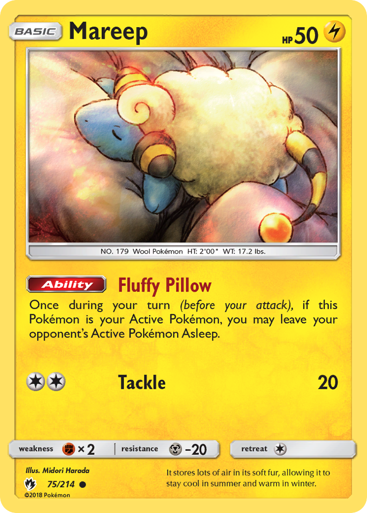 Mareep (75/214) [Sun & Moon: Lost Thunder] | The Time Vault CA