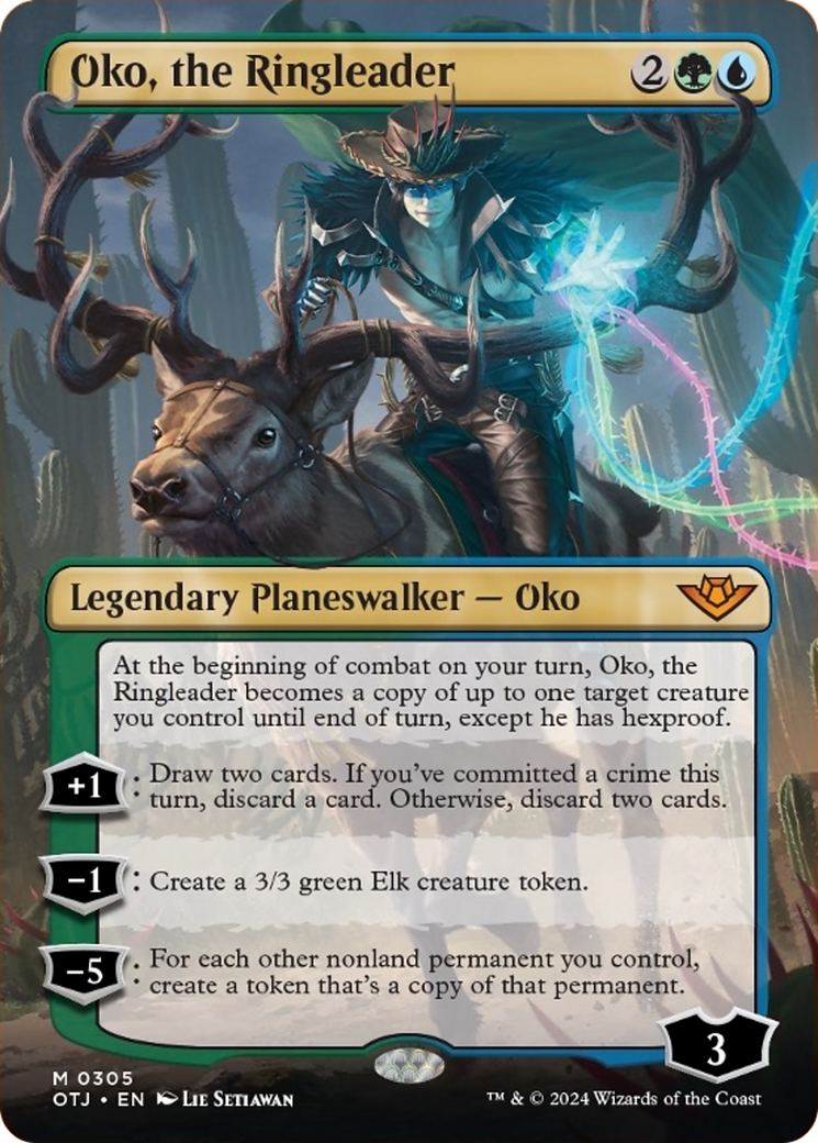 Oko, the Ringleader (Borderless) [Outlaws of Thunder Junction] | The Time Vault CA