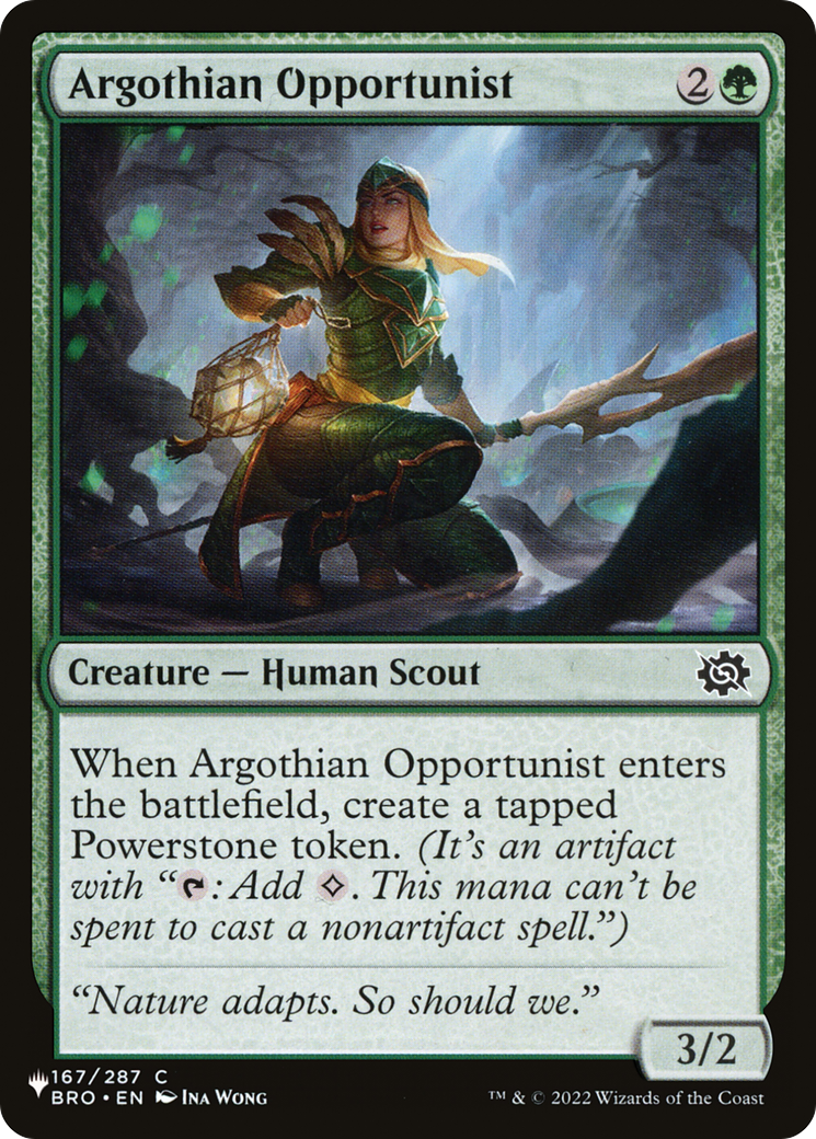 Argothian Opportunist [The List Reprints] | The Time Vault CA