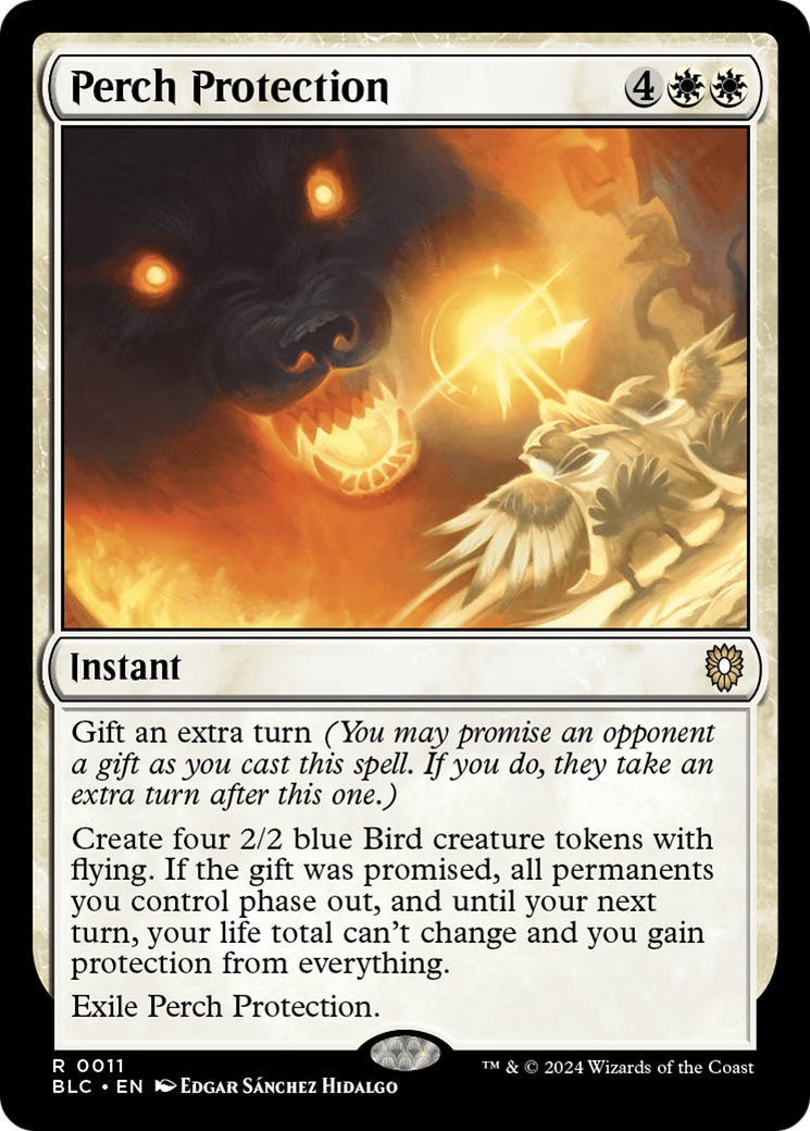 Perch Protection [Bloomburrow Commander] | The Time Vault CA