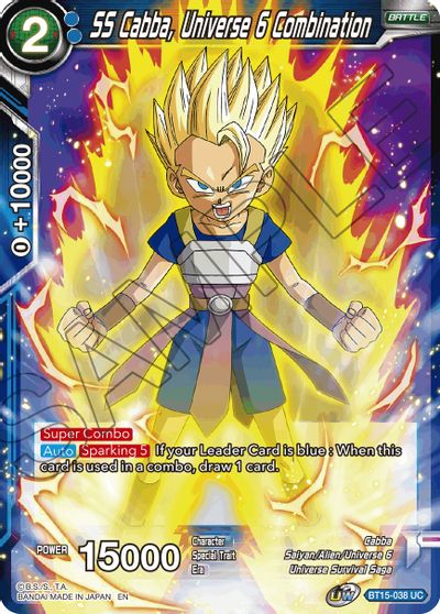 SS Cabba, Universe 6 Combination (BT15-038) [Saiyan Showdown] | The Time Vault CA