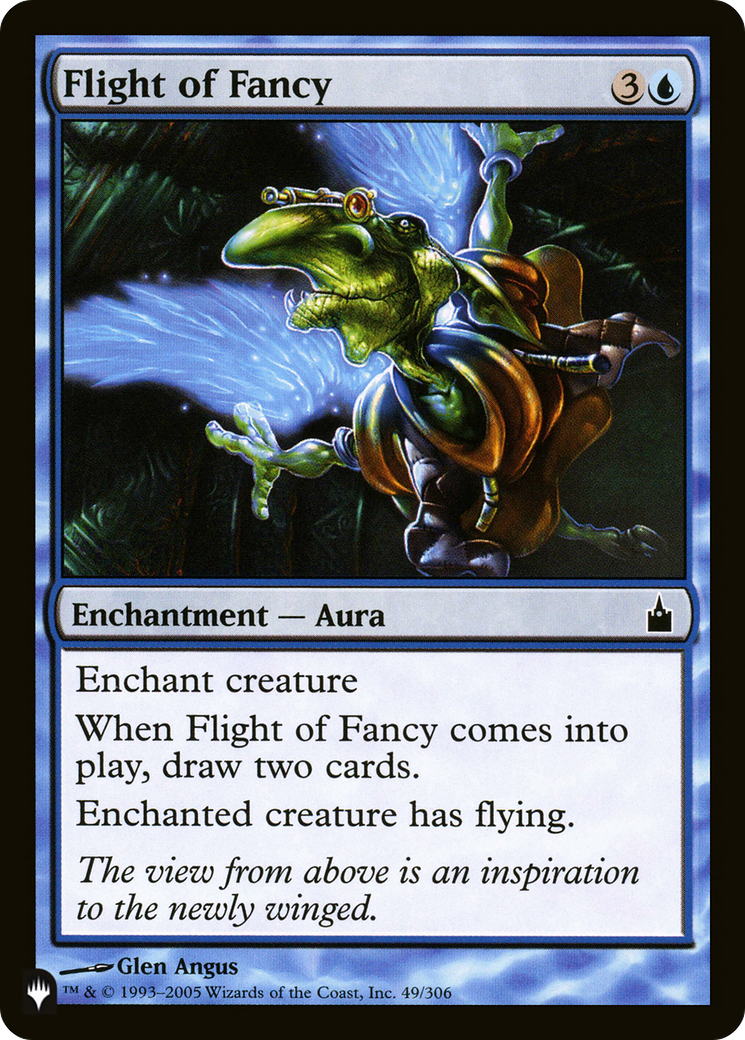 Flight of Fancy [The List] | The Time Vault CA