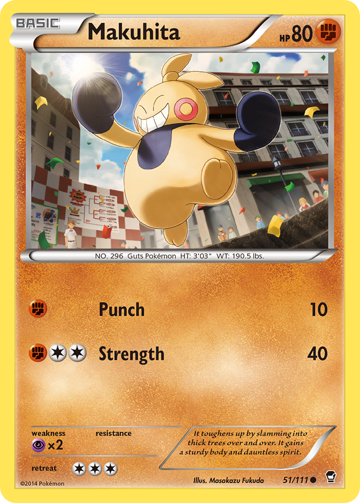 Makuhita (51/111) [XY: Furious Fists] | The Time Vault CA