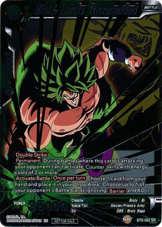 Broly, Limits Transcended (Event Pack 3 - 2019) (BT6-060_PR) [Promotion Cards] | The Time Vault CA