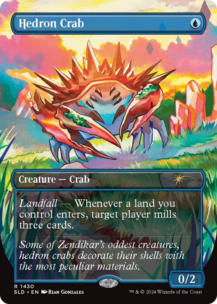 Hedron Crab (Rainbow Foil) [Secret Lair Drop Series] | The Time Vault CA