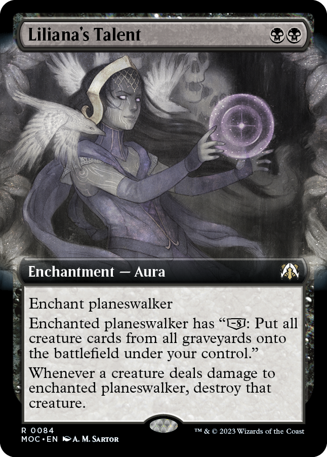 Liliana's Talent (Extended Art) [March of the Machine Commander] | The Time Vault CA