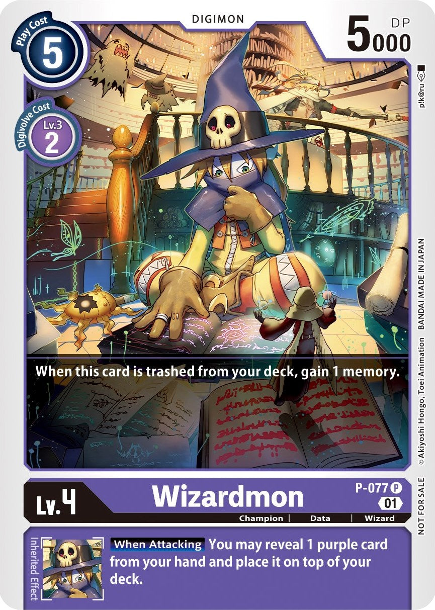 Wizardmon [P-077] (Update Pack) [Promotional Cards] | The Time Vault CA