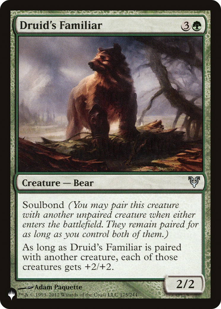 Druid's Familiar [The List Reprints] | The Time Vault CA