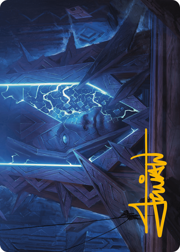 Stone Idol Generator Art Card (Gold-Stamped Signature) [Modern Horizons 3 Art Series] | The Time Vault CA