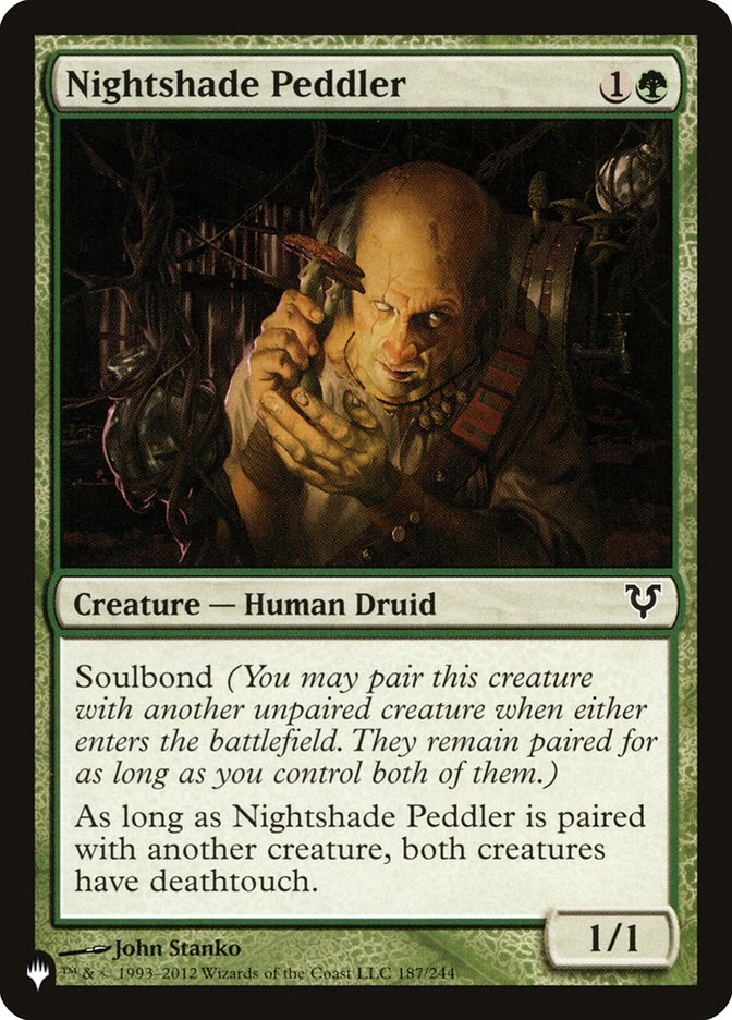 Nightshade Peddler [The List] | The Time Vault CA