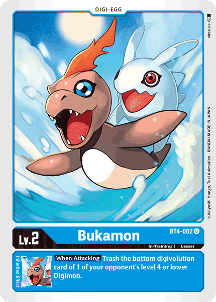 Bukamon [BT4-002] [Great Legend] | The Time Vault CA