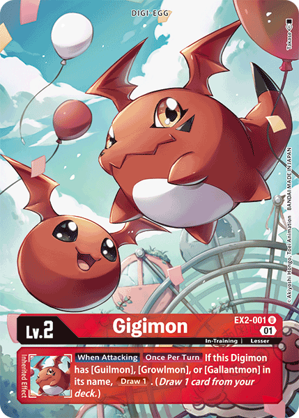 Gigimon [EX2-001] (Alternate Art) [Digital Hazard] | The Time Vault CA