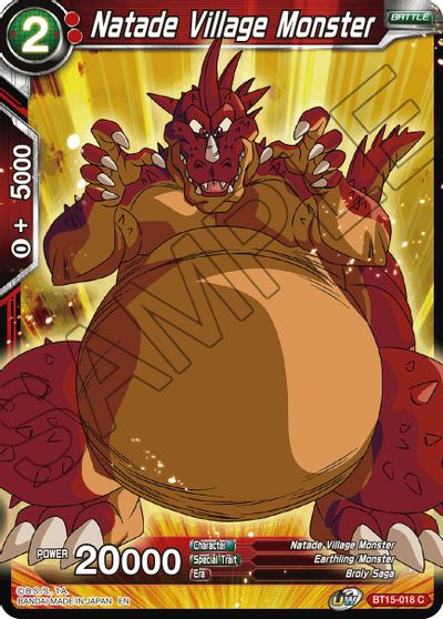Natade Village Monster (BT15-018) [Saiyan Showdown] | The Time Vault CA