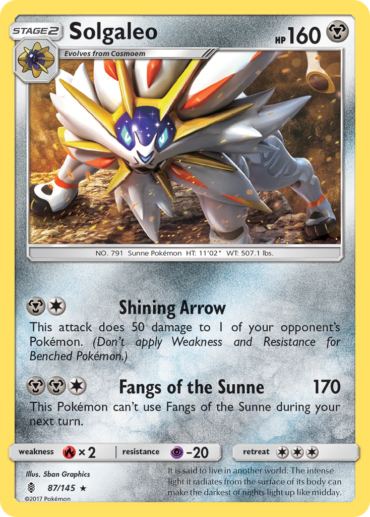 Solgaleo (87/145) [Sun & Moon: Guardians Rising] | The Time Vault CA