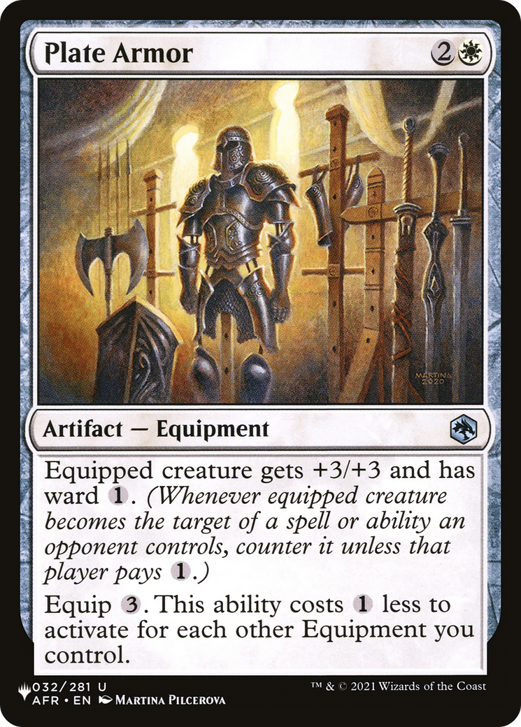 Plate Armor [The List] | The Time Vault CA