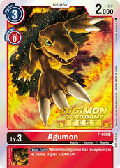 Agumon [P-009] (Digimon Card Game Fest 2022) [Promotional Cards] | The Time Vault CA