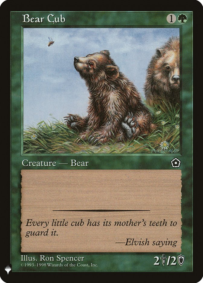 Bear Cub [Mystery Booster] | The Time Vault CA