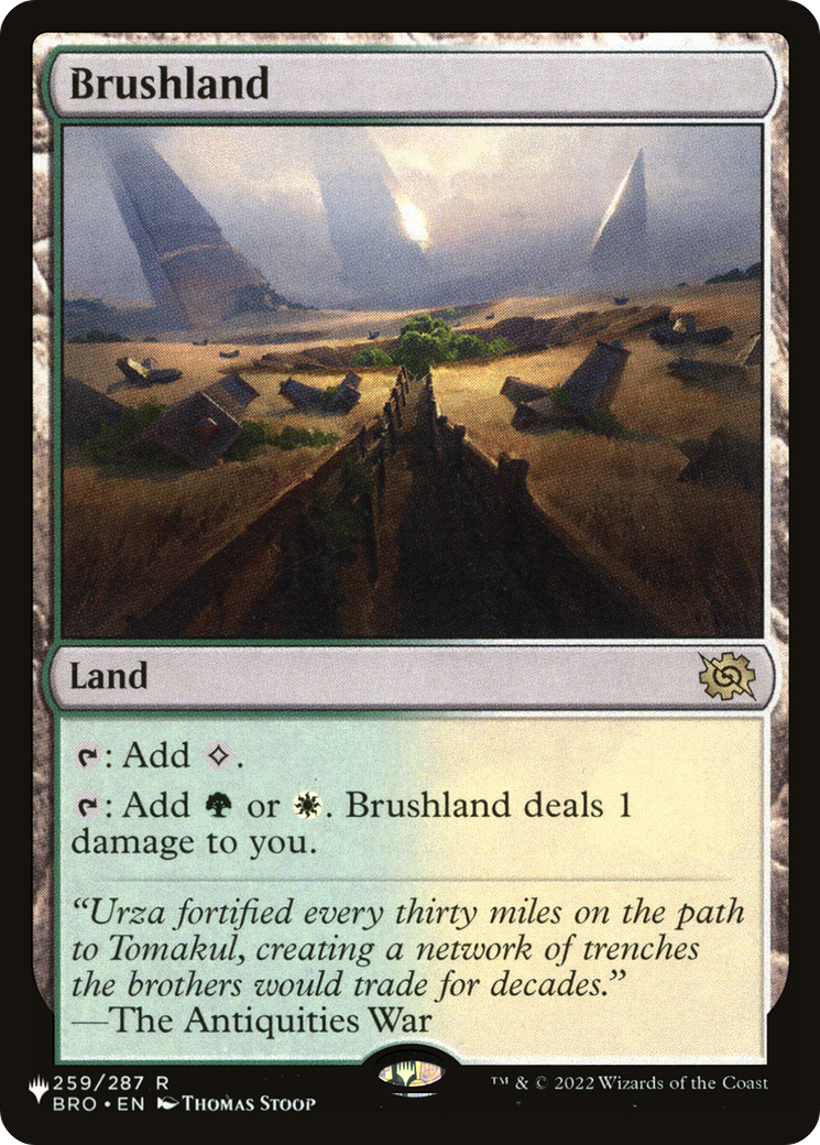 Brushland [The List] | The Time Vault CA